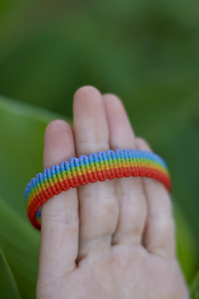 Pulsera o tobillera🌈