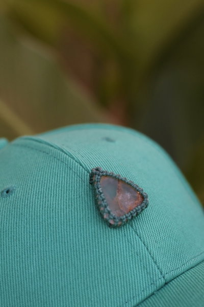 Gorra con ónix cielo✨