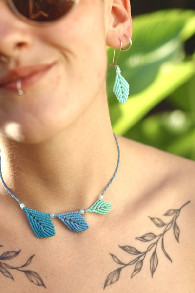 Collar de hojitas🍂
