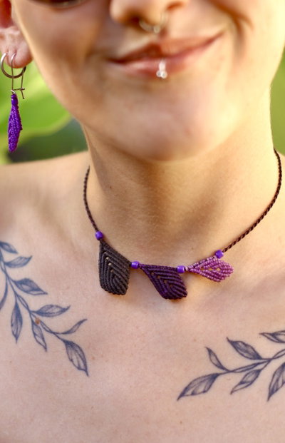 Collares de hojitas🍂