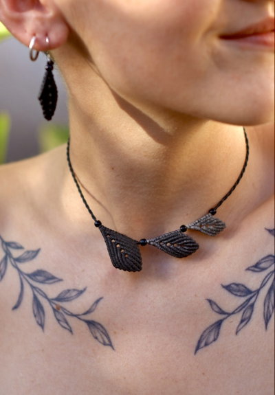 Collar de hojitas🍂