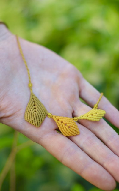 Collar de hojitas🍂