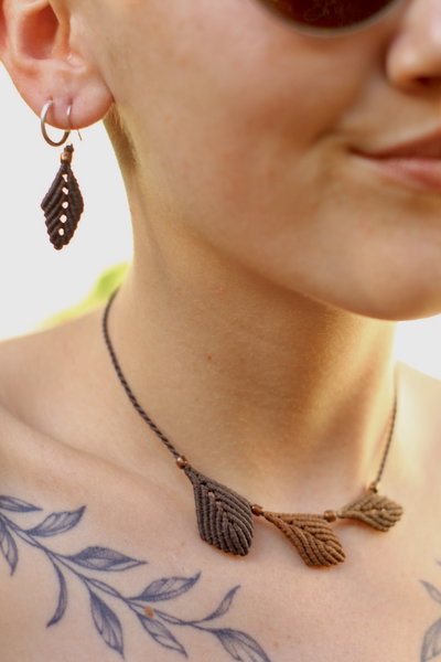 Collar de hojitas🍂