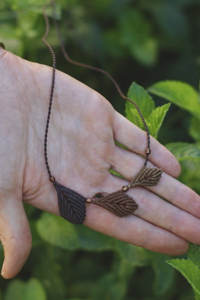 Collar de hojitas🍂