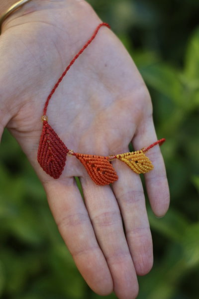 Collar de hojitas🍂