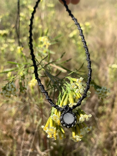 Collar Ónix blanco🤍