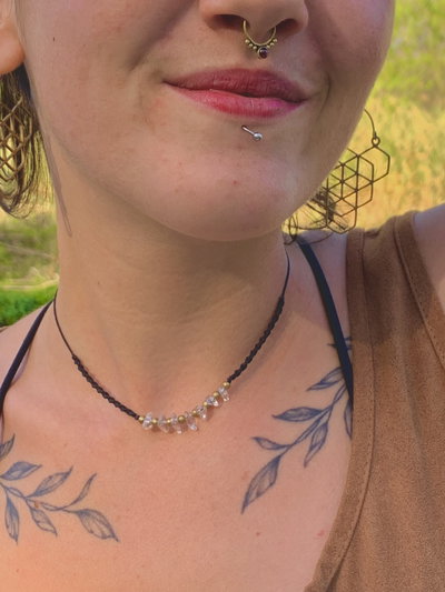 Cuarzo cristal y bronce✨