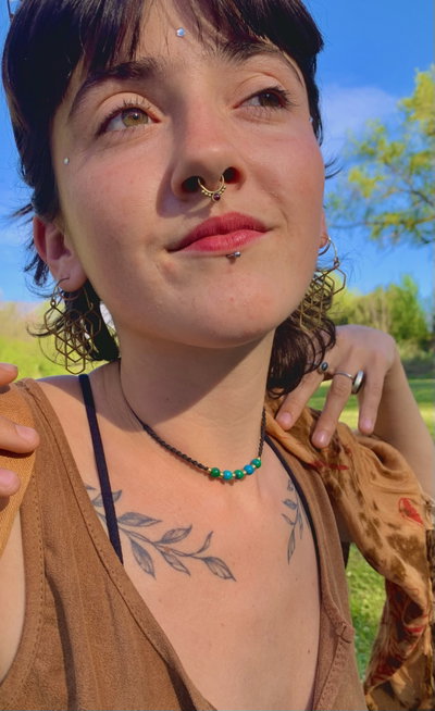 Crisocola y bronce✨