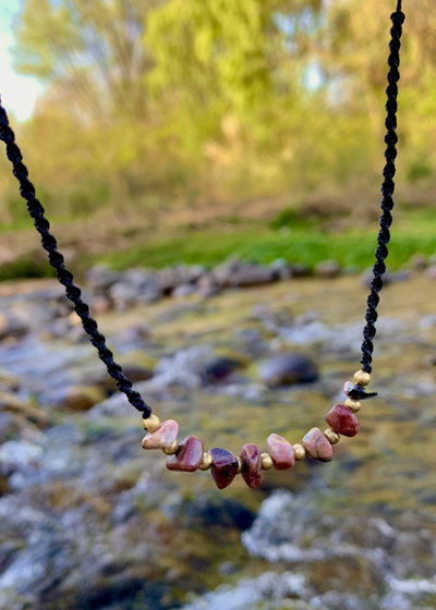 Rodonita y bronce✨