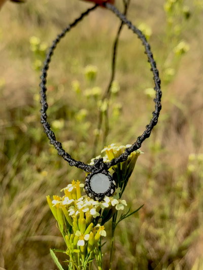 Collar Ónix blanco🤍