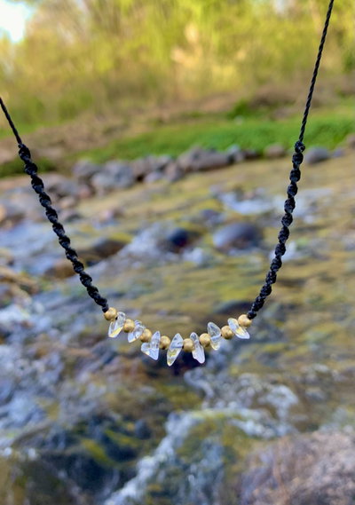 Cuarzo cristal y bronce✨