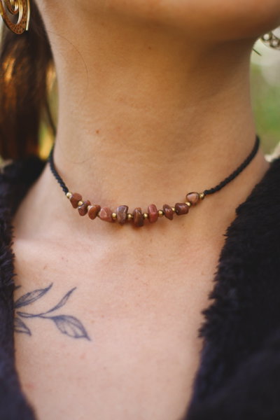 Rodonita y bronce✨