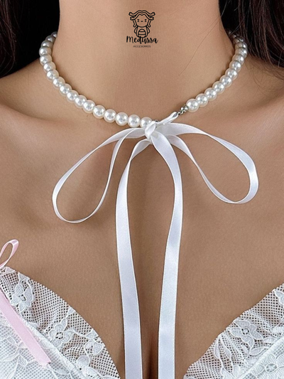 COLLAR PERLAS BRUNETTE 