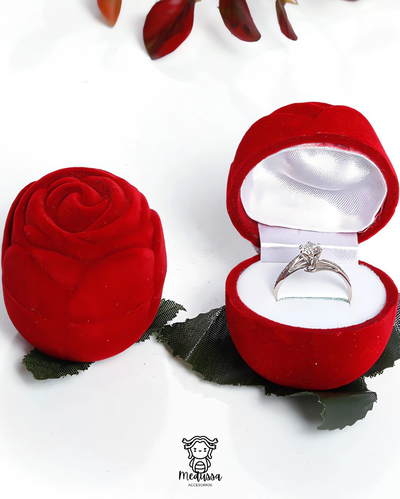 ESTUCHE DE ROSA PARA: ANILLOS/CADENITA/AROS