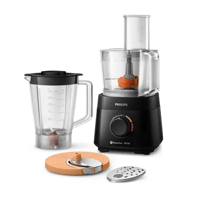 Procesador de Alimentos con Vaso Licuador y Accesorios PHILIPS R7301/90 - 750W.