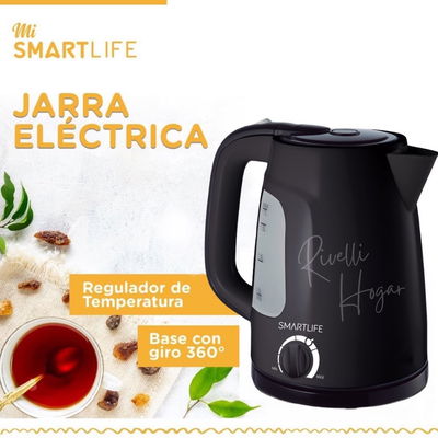 Pava Eléctrica Smartlife SL-EK1714B Negra