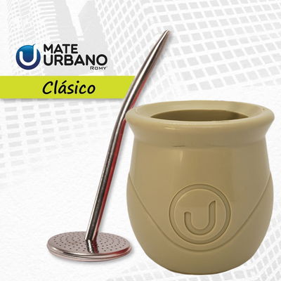 Mate con Bombilla Urbano - modelo Clásico