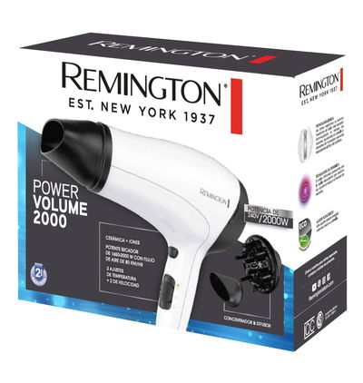 Secador de Pelo REMINGTON POWER VOLUMEN 2000  D3015