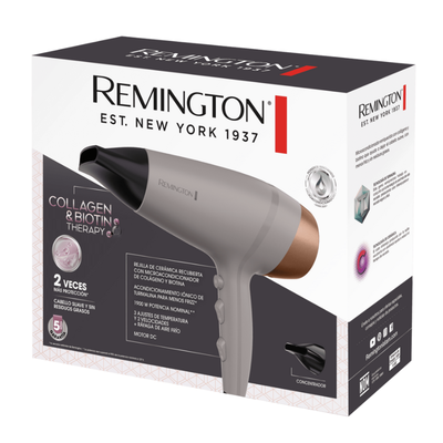 Secador de Pelo REMINGTON COLLAGEN AND BIOTIN THERAPY