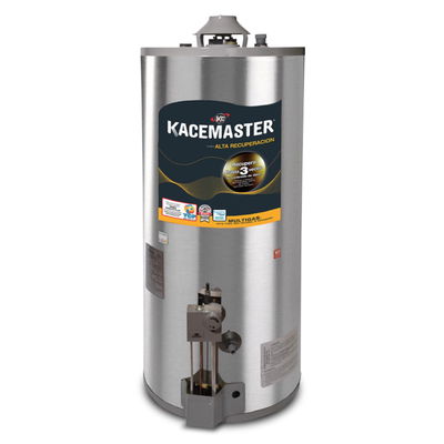 Termotanque a Gas 90 litros KACEMASTER  - ACERO INOX