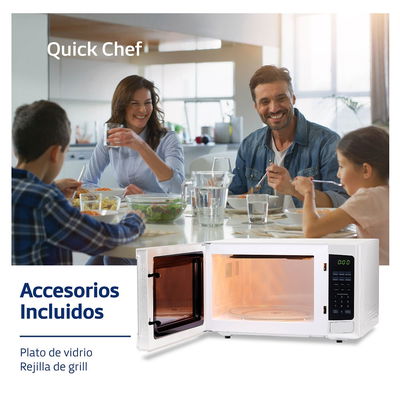 Microondas BGH Quick Chef Digital con Grill 28 lts modelo B228DB9