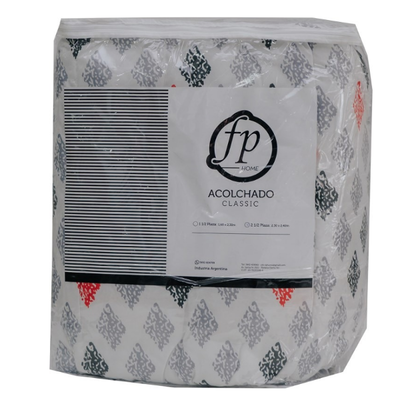 ACOLCHADO CLASSIC  2y1/2 P. Estampado Rombos