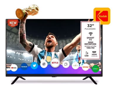 Smart Tv 32'' Kodak - Led Hd Con Android Tv Hey Google Modelo WE32MT005