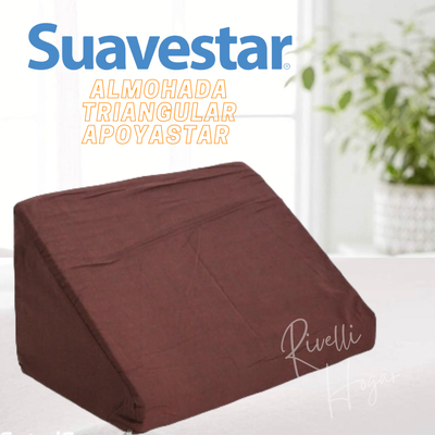 Almohada Triángulo SUAVESTAR- Ideal para leer y  mirar tv