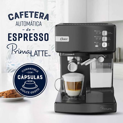 Cafetera automática de espresso Oster® PrimaLatte™ BVSTEM6603B
