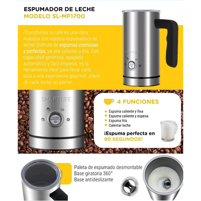 Espumador de Leche SMARTLIFE SL-MF1700