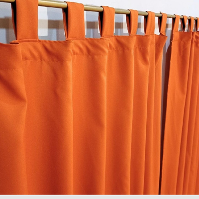 Cortina de Ambiente -Tropical Mecánico 2 paños de 1.30x2.05 mts Cada 1 - Color ladrillo