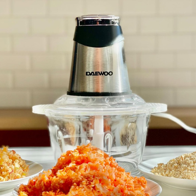 Picadora de Alimentos DAEWOO DFP-510M - Jarra Vidrio 2L 500W