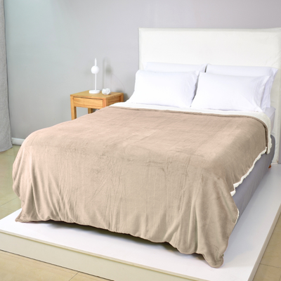 FRAZADA POLAR CORDERITO  2 y 1/2 plazas 