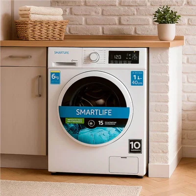 Lavarropas Automático SMARTLIFE SLIM 6 Kg 1000RPM  