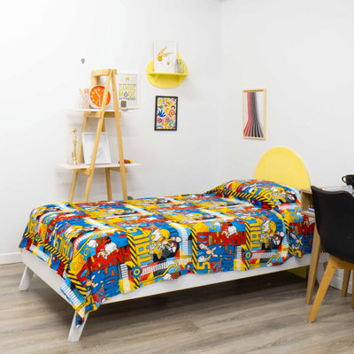 Frazada super soft  Piñata SONIC 1 plaza y media