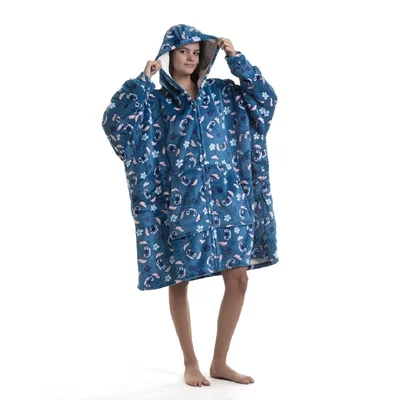 Hoodie - Maxibuzo con Corderito STITCH PIÑATA - Super calentitos
