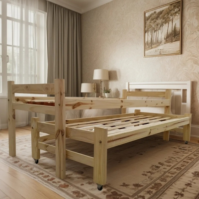 Cama de Pino Nido Doble ( 1 PLAZA)