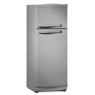 HELADERA CON FREEZER BAMBI 2F-1600pa - Color gris - 329LITROS