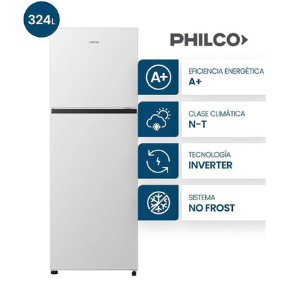 Heladera NO FROST PHILCO 324 LTS PHNT324BDI
