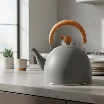 PAVA ACERO INOXIDABLE HUDSON GRIS - PICO MATERO 1.5 LITROS
