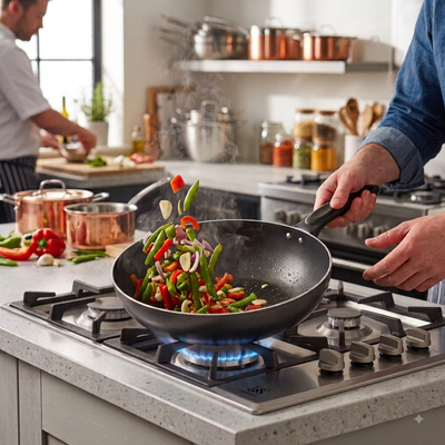 WOK Antiadherente BRINOX