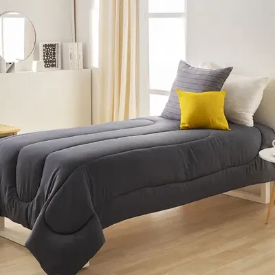 ACOLCHADO ORO LISO TWIN PLUS - CASABLANCA color GRIS PLOMO