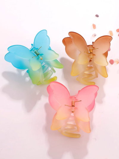 Broches mariposa colores surtidos 