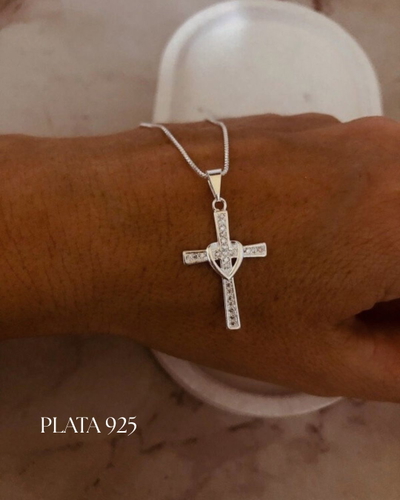 Cruz plata 925