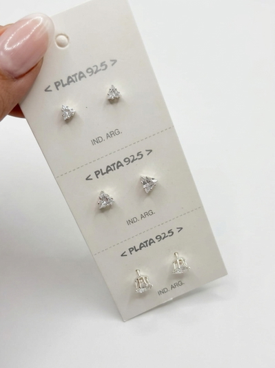 pack 3 plata 925