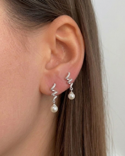 Aros fiesta plata 925