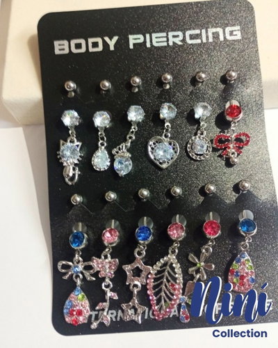 pack de piercing surtido