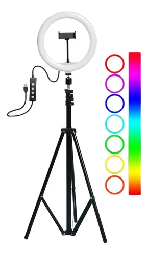TRIPODE DINAX 2.1M CON ARO DE LUZ DE 10"