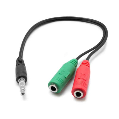 Adaptador 3.5 a Audio y Mic para PS4