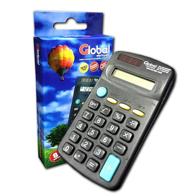 CALCULADORA GLOBAL PLASTICA 8D